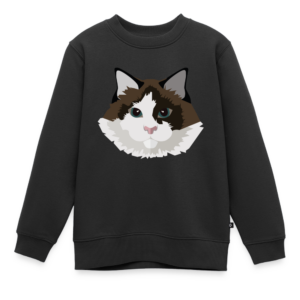 Premium Pullover für Kinder mit Katzenmotiv | Mädchen & Jungs