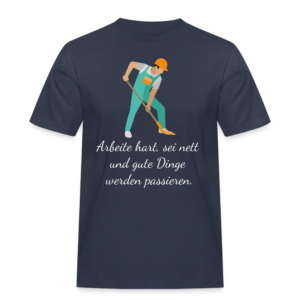 Workwear T-Shirt Herren mit Motiv – robust & 100% Baumwolle