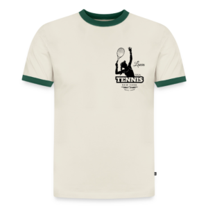 Slim Fit Kontrast Organic T-Shirt Herren | 95 % Bio-Baumwolle