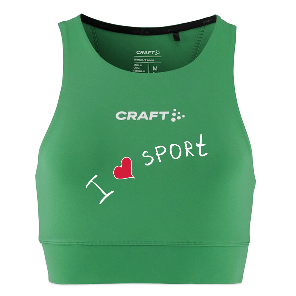 Crop Top mit Motiv für Frauen | Sportliches Trainingsoberteil