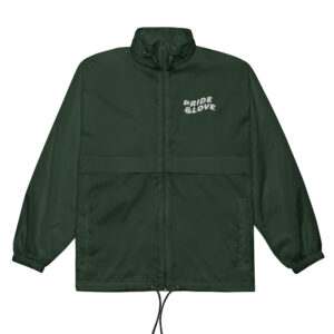 Unisex-Windjacke mit 2 Reißverschlusstaschen